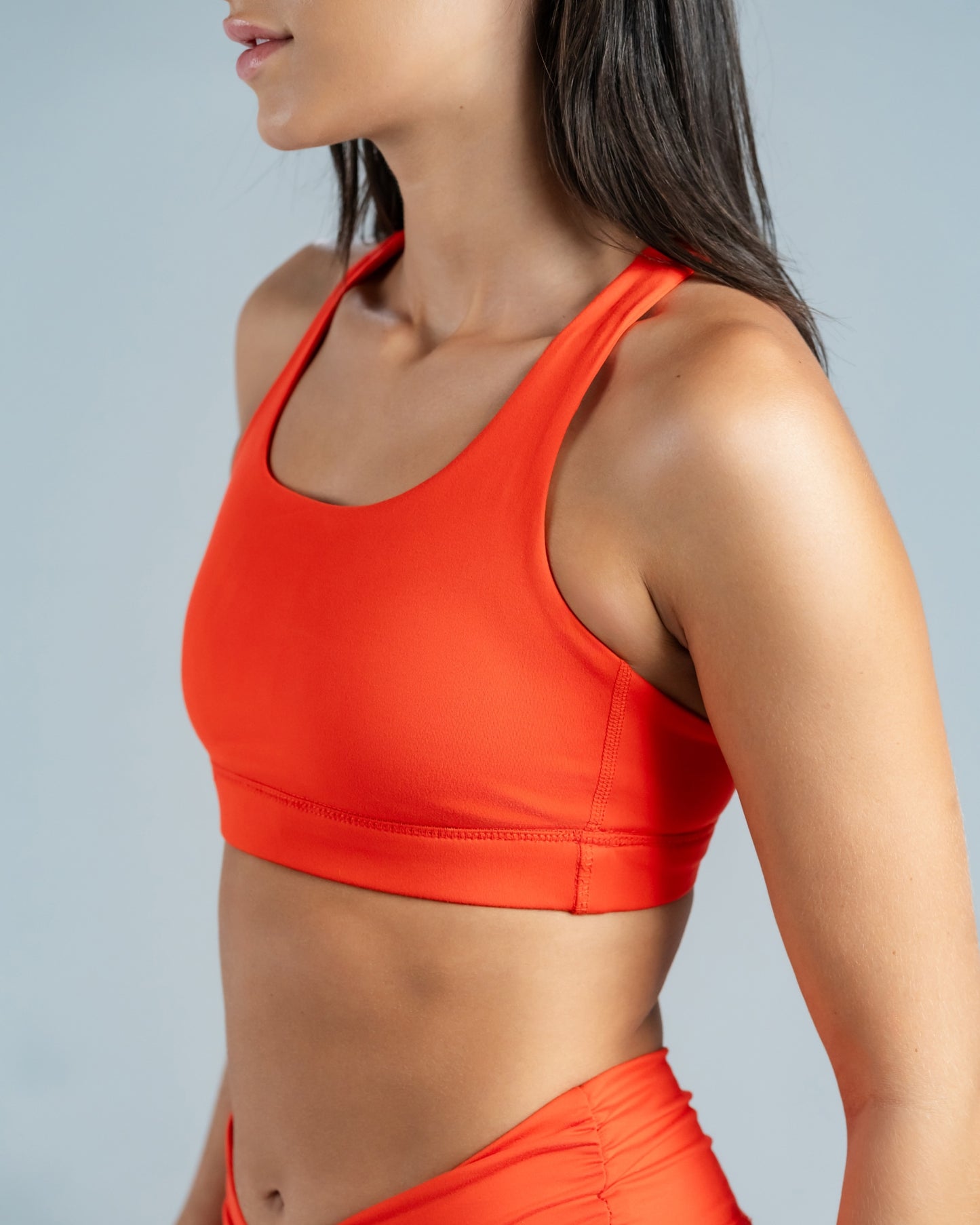 V-Line Blood Orange Sports Bra