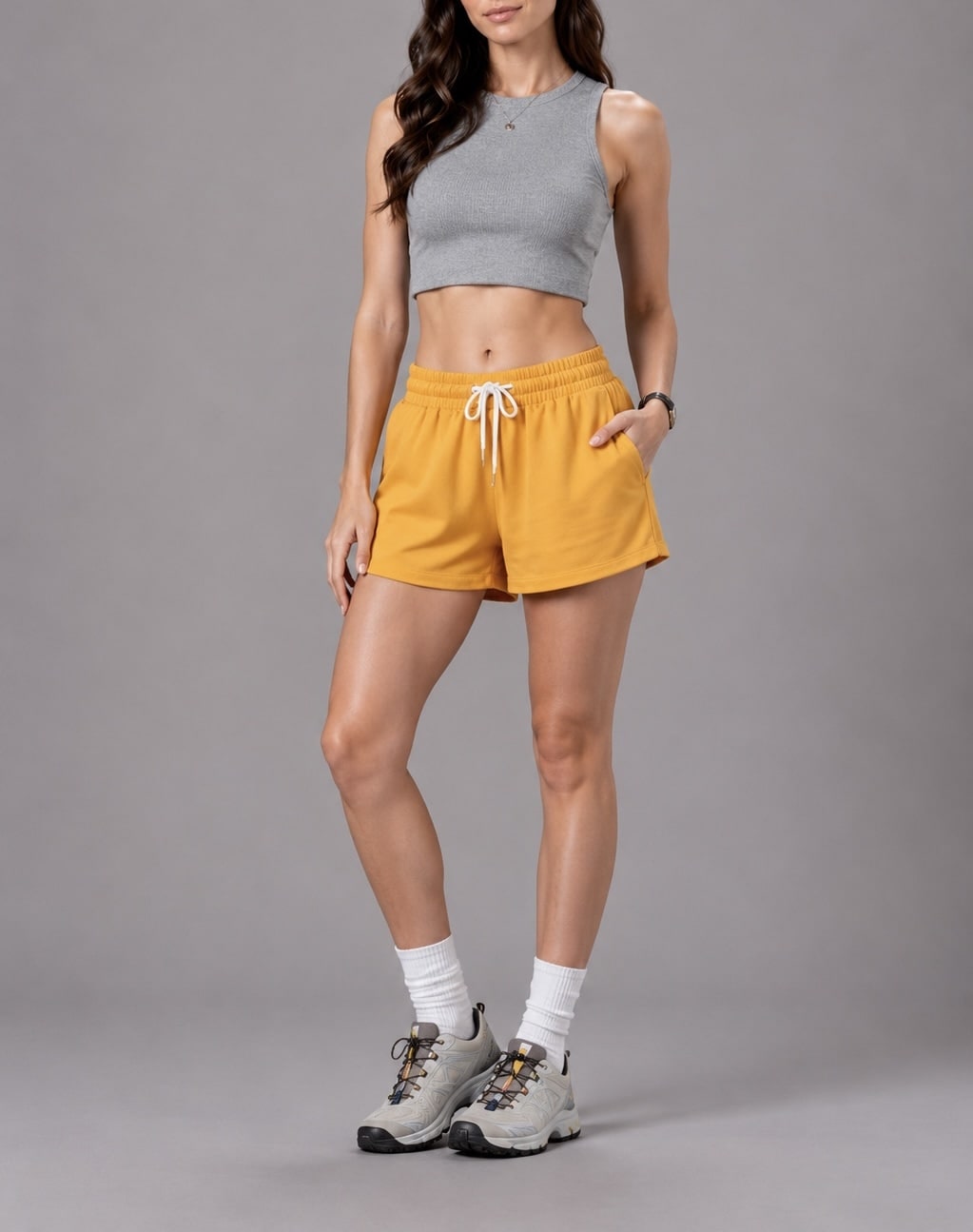 Off Duty Orange Shorts