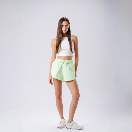 Off Duty Green Shorts
