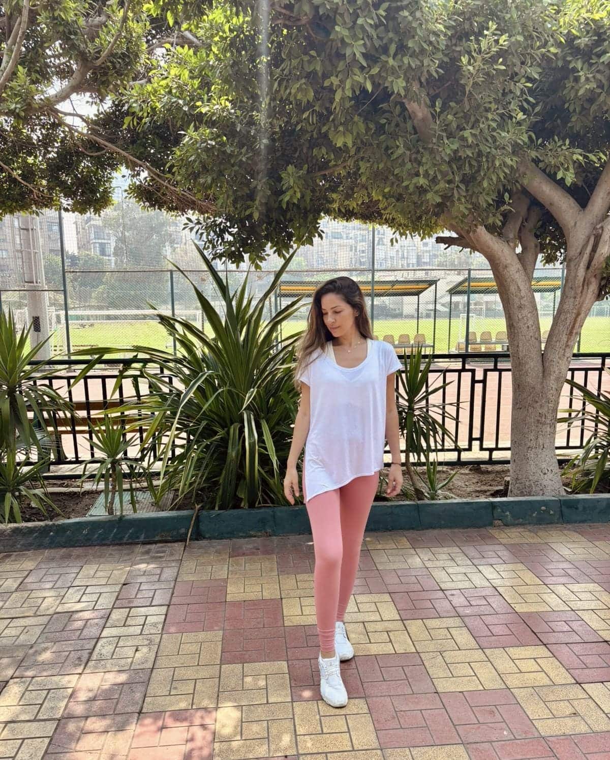 White Oversized Side Tie T-Shirt