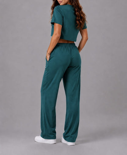 Off Duty Green Sweatpants