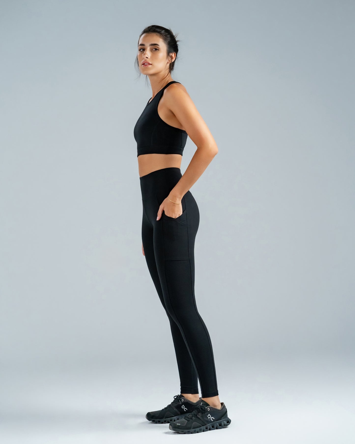 Onyx Black Sports Leggings