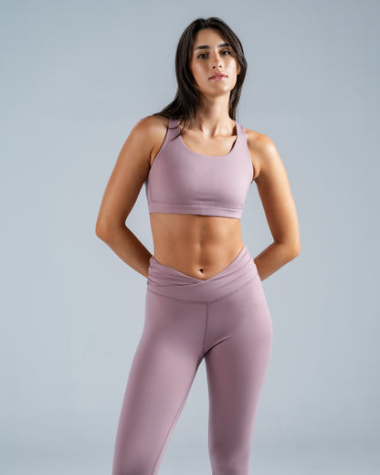 V-Line Purple Sports Bra