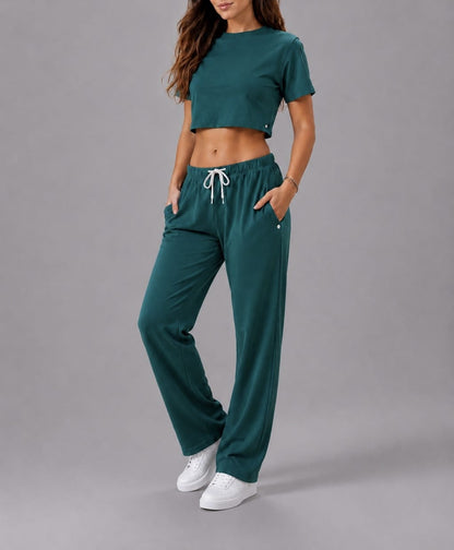 Off Duty Green Sweatpants