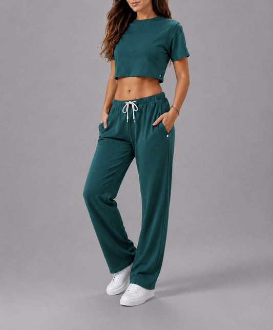 Off Duty Green Sweatpants