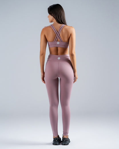 V-Line Purple Sports Leggings