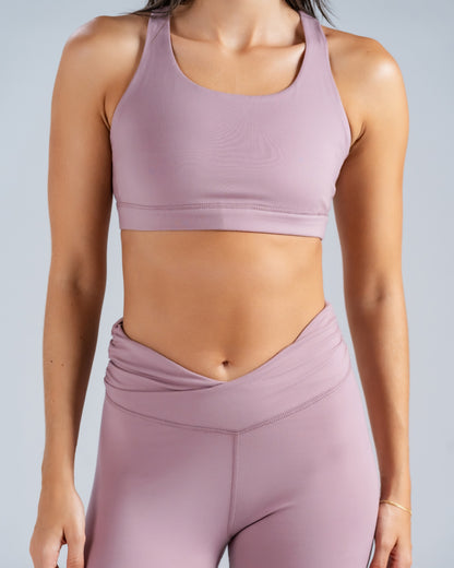 V-Line Purple Sports Bra