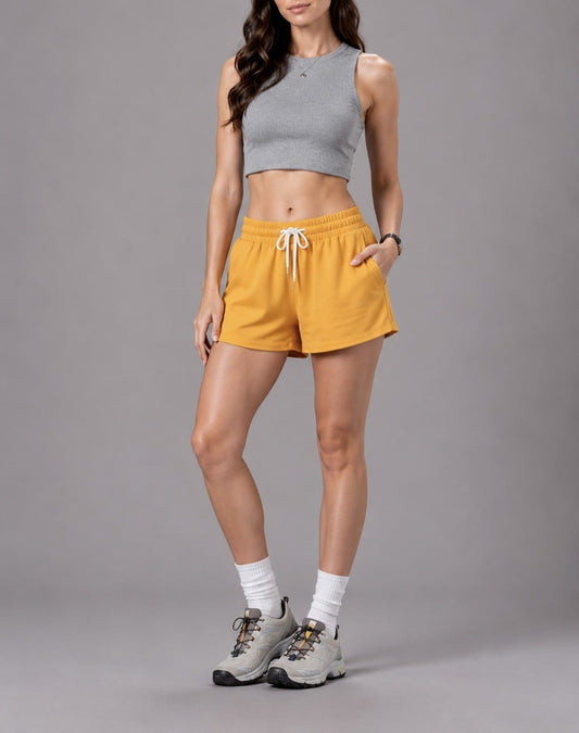 Off Duty Orange Shorts