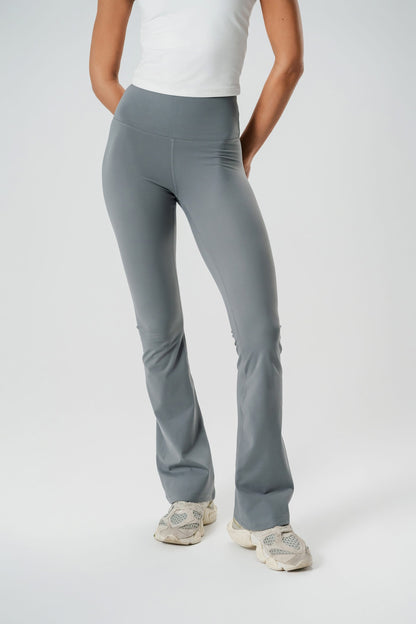 Grey Flared Leggings