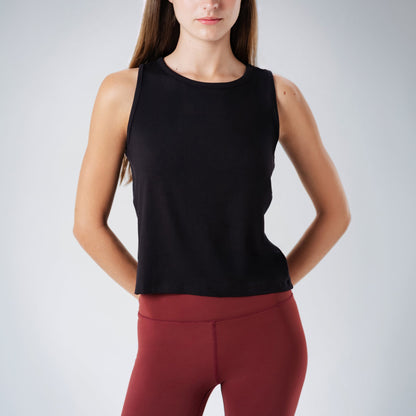 Black Crossover Tank