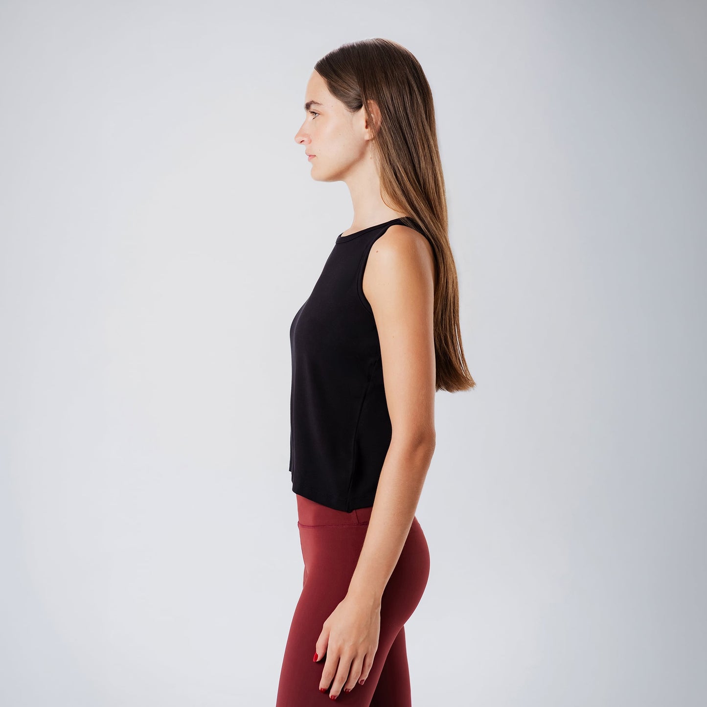 Black Crossover Tank