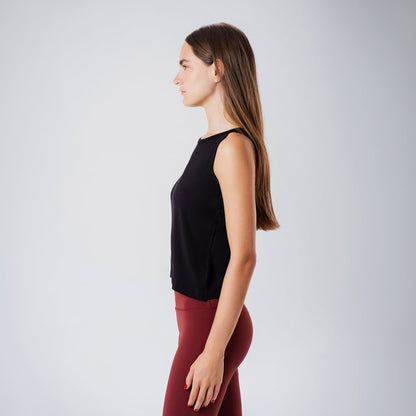 Black Crossover Tank