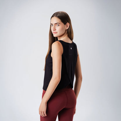 Black Crossover Tank