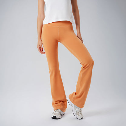 Coral Flared Leggings