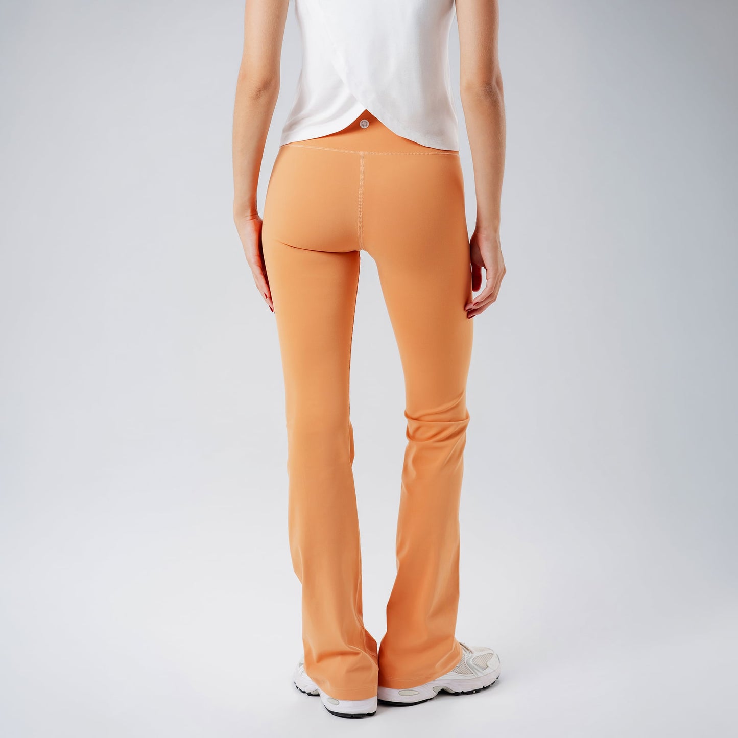 Coral Flared Leggings