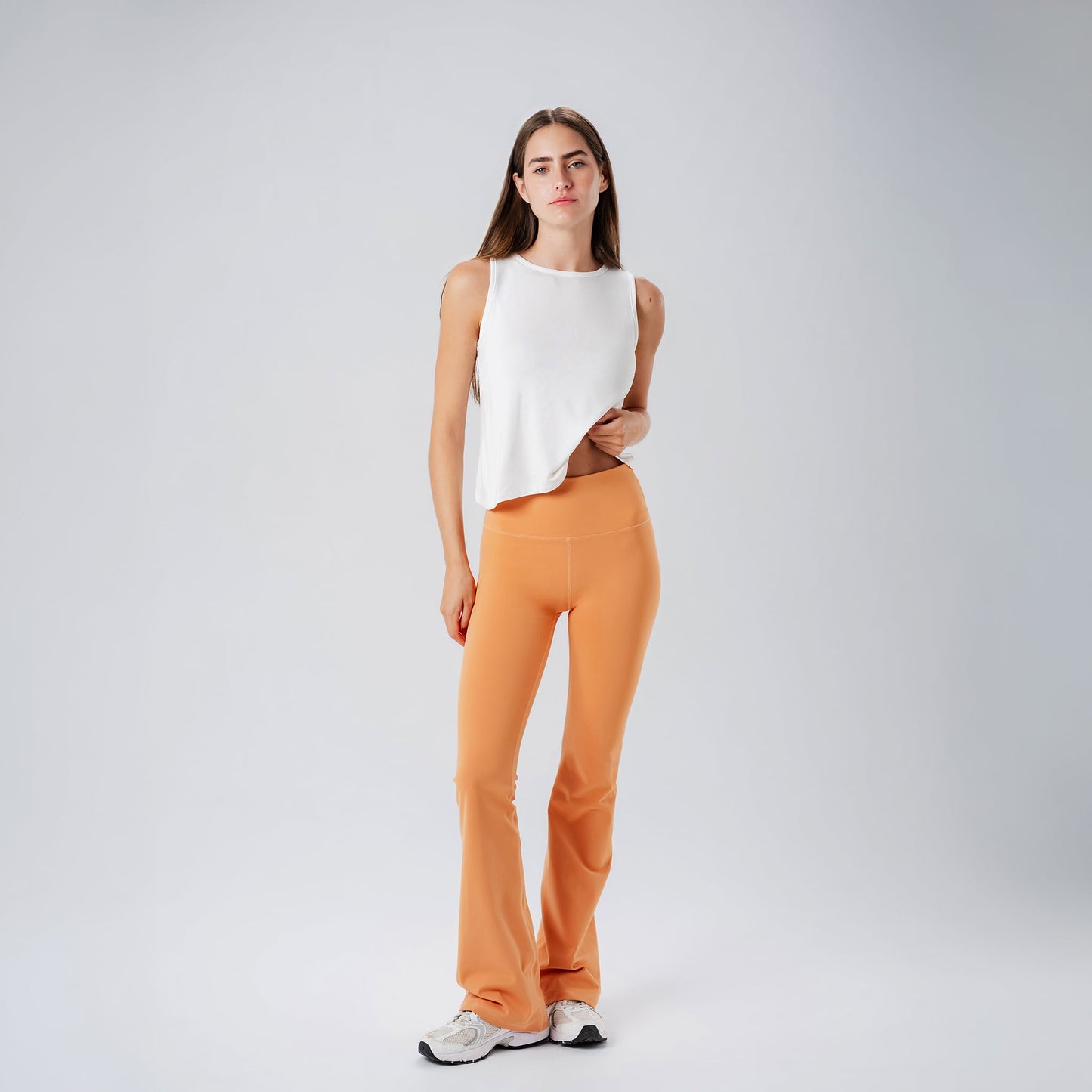 White Crossover Tank