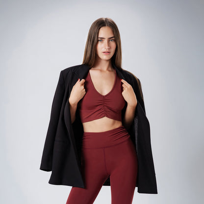 Burgundy Ripple Bra
