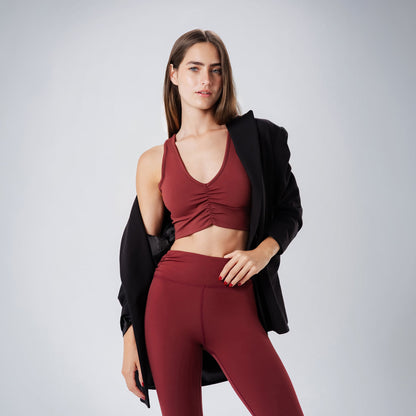 Burgundy Ripple Bra