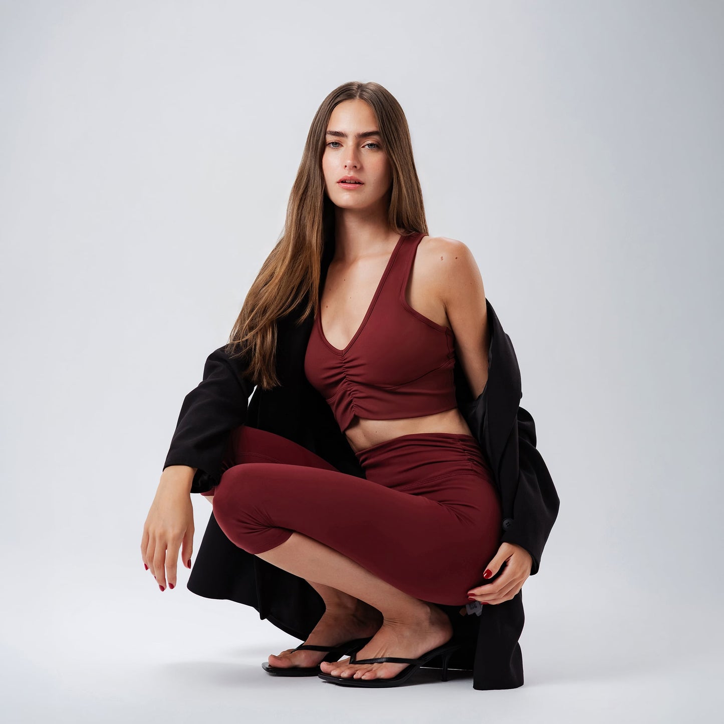 Burgundy Ripple Bra