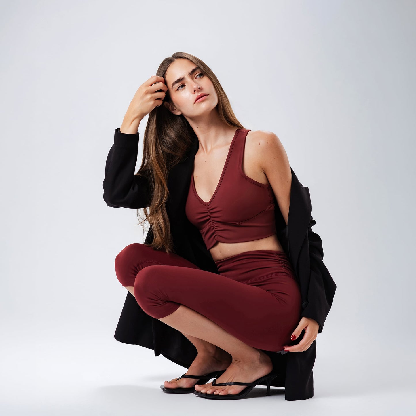 Burgundy Ripple Bra