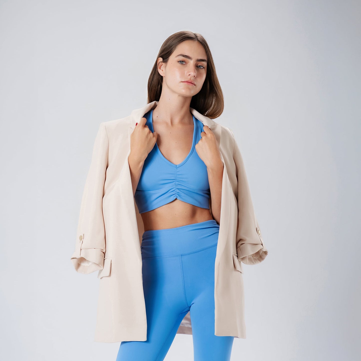 Blue Ripple Bra