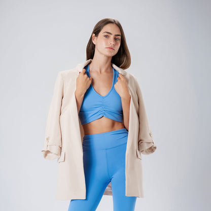 Blue Ripple Bra