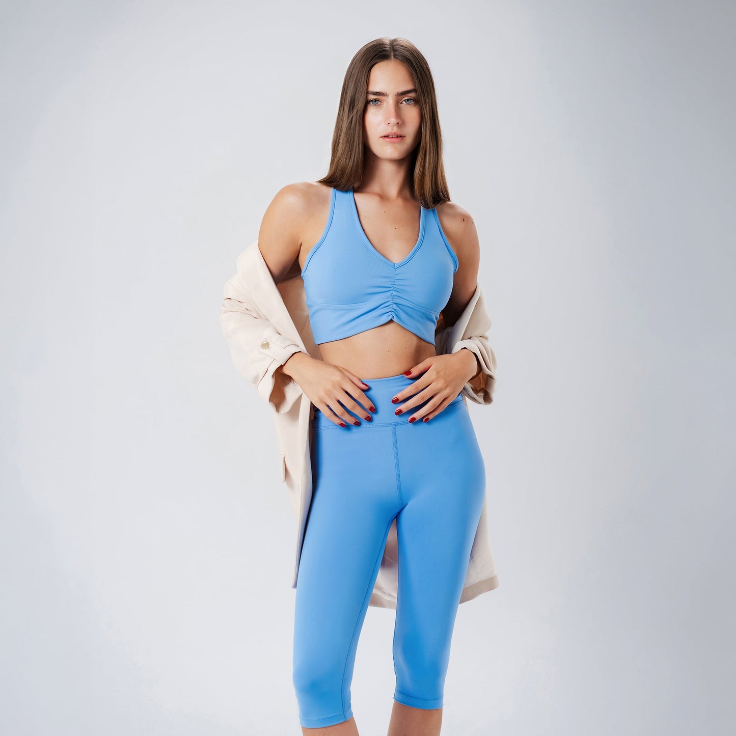 Blue Ripple Bra