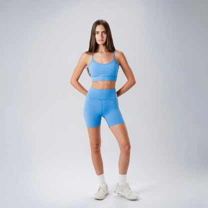 Blue Flowline Bra