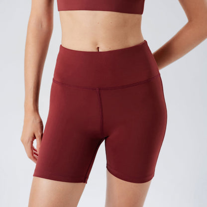Burgundy OG Biker Shorts