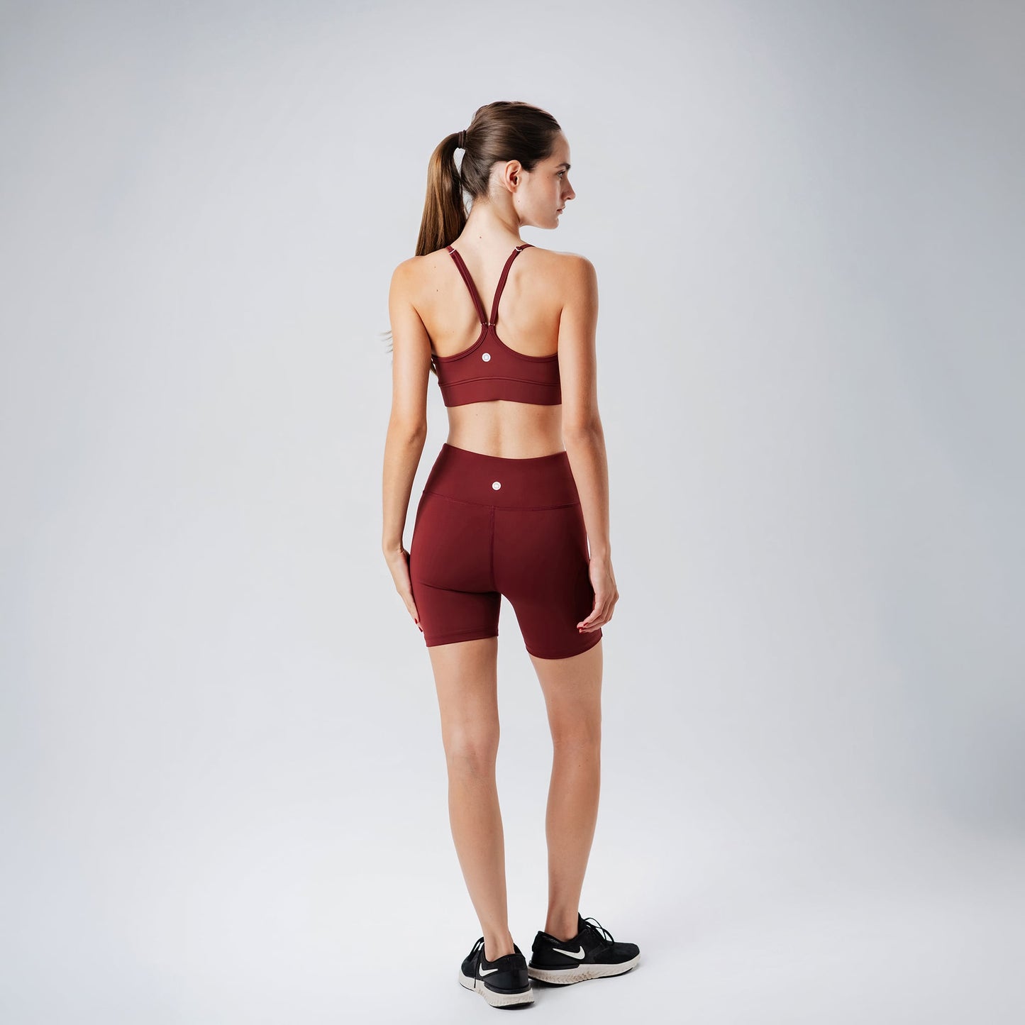 Burgundy OG Biker Shorts