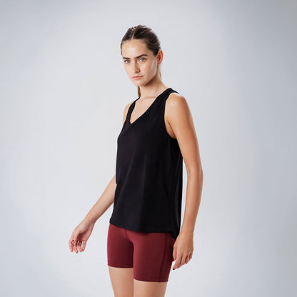 Black Open Back Tank