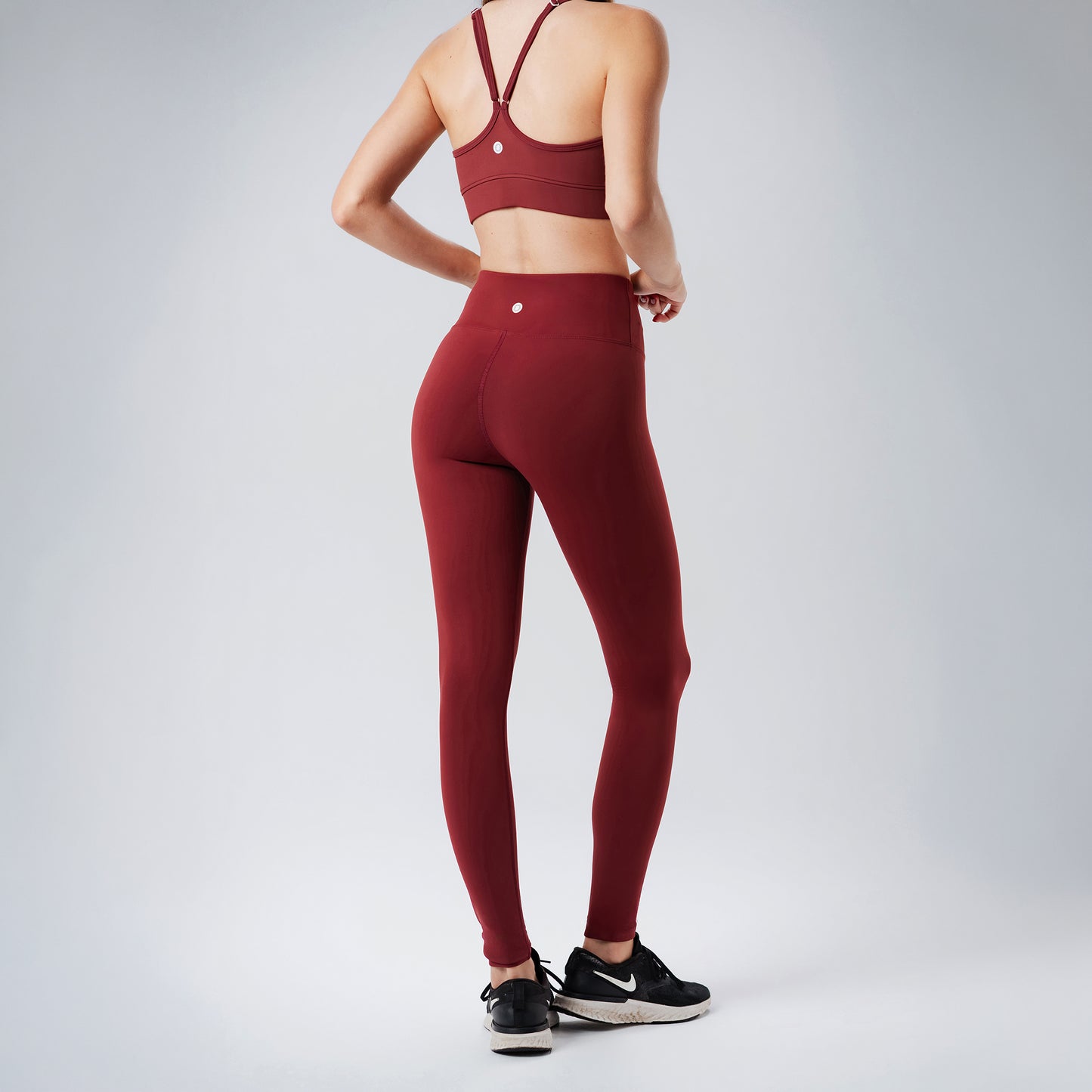 Burgundy Skinfit Leggings