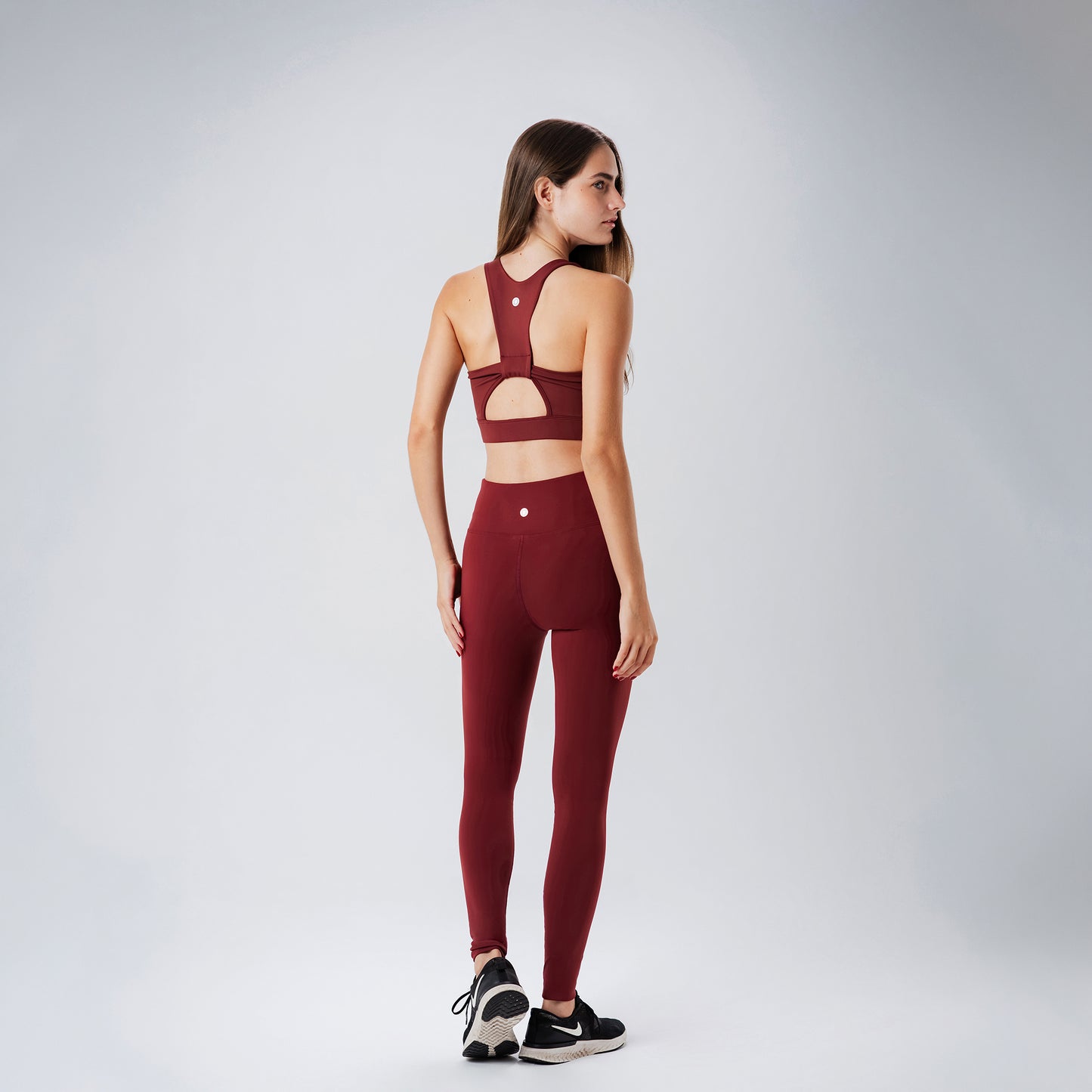Burgundy Skinfit Leggings