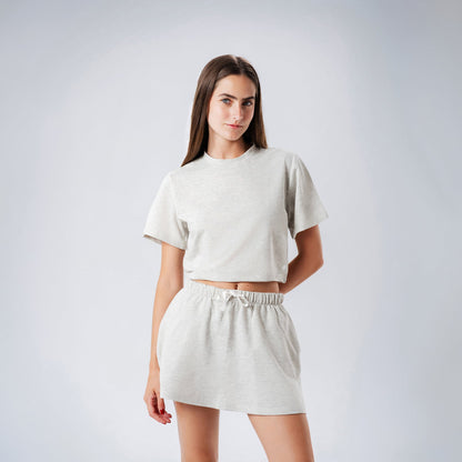 Off Duty Grey Skirt