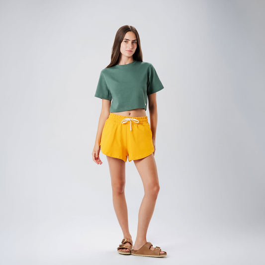 Off Duty Orange Shorts