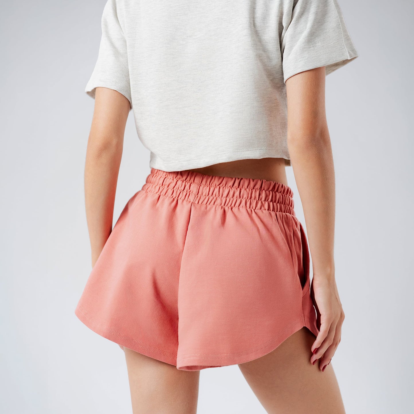 Off Duty Coral Shorts