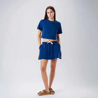 Off Duty Blue Skirt