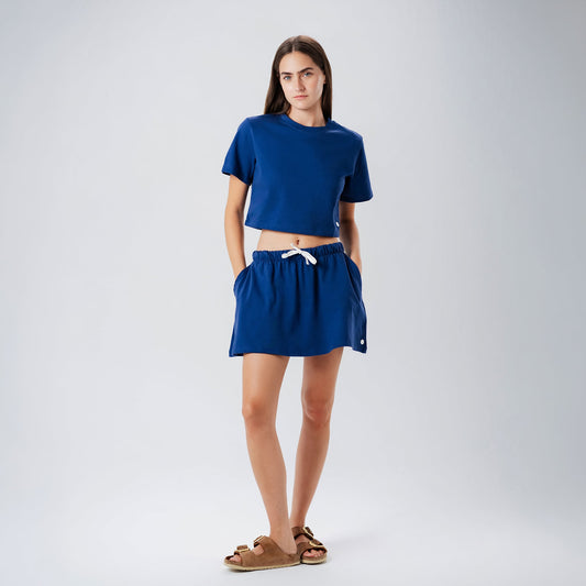 Off Duty Blue Skirt